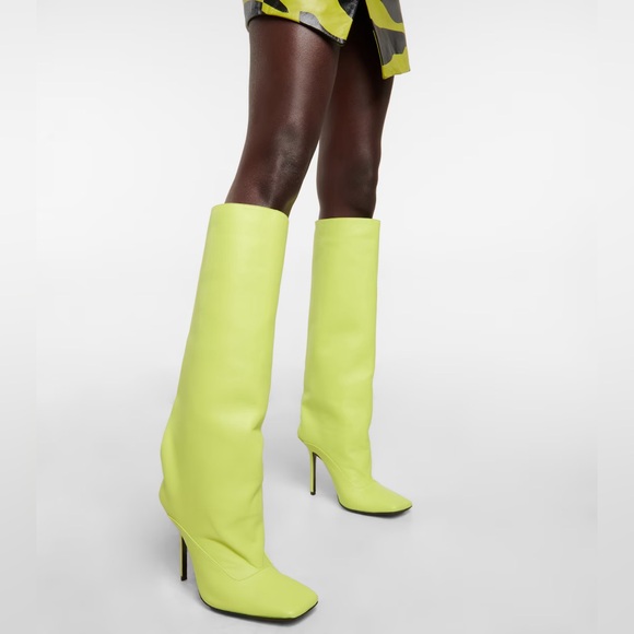 The Attico Sienna Square Toe Boots - Picture 6 of 9